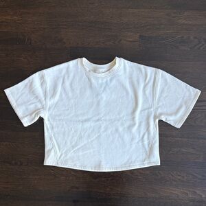 NWT: Cropped fleece top